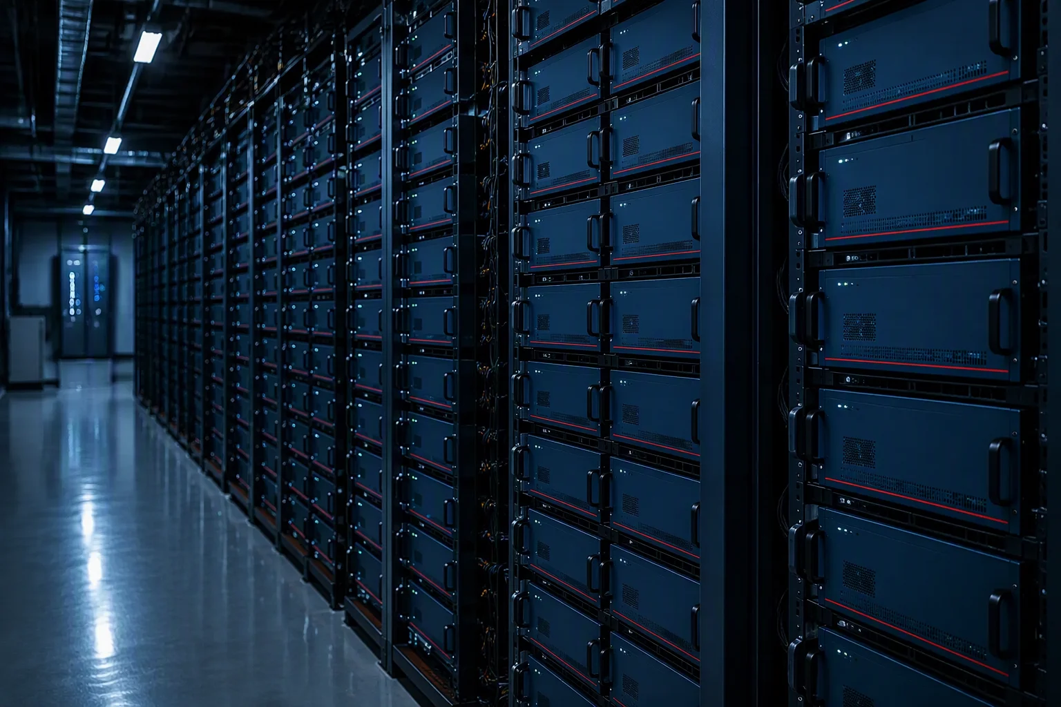 Rows of VB-5125 units on formation and aging racks