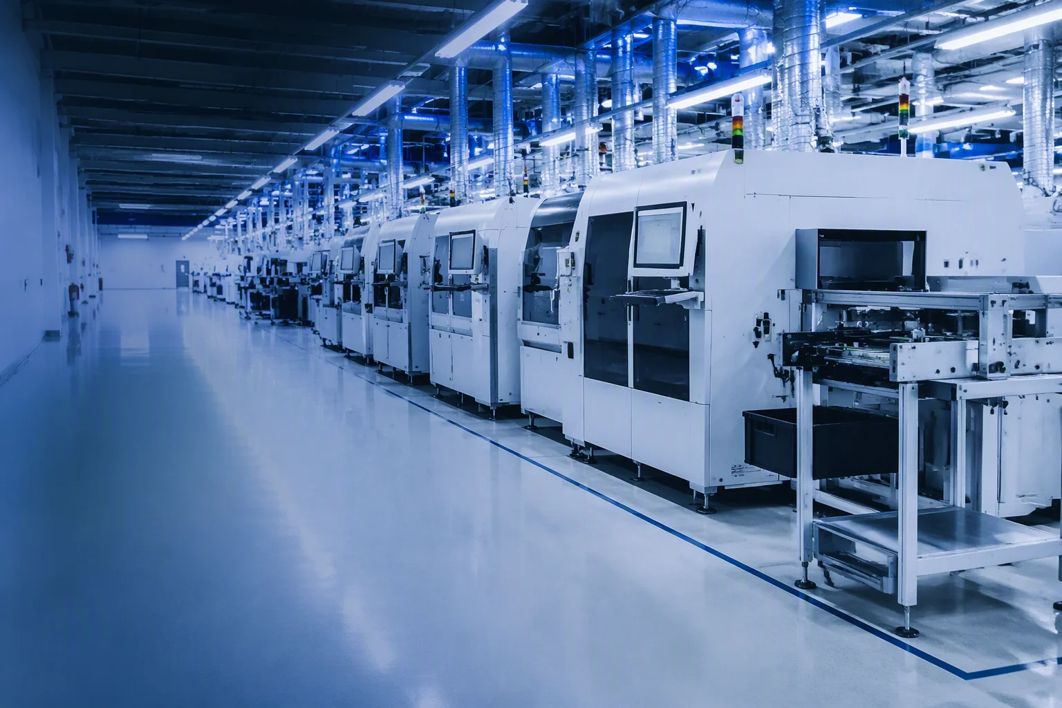 VoltBridge electronics plant production floor