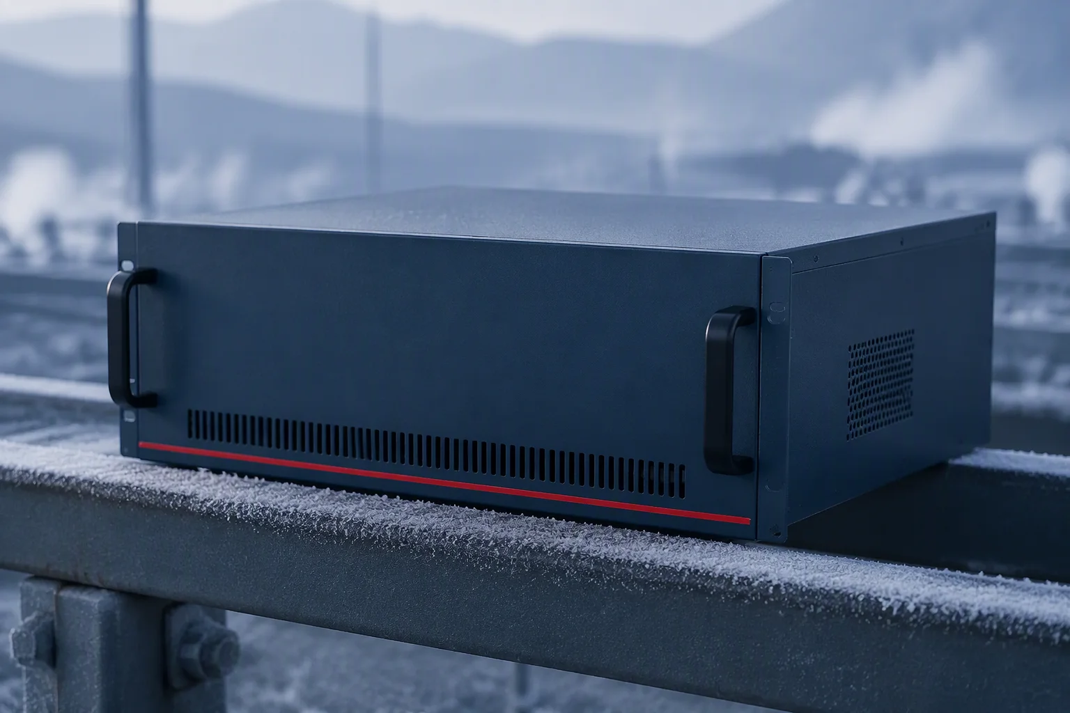 VB-5125 self-heating variant with heating element visible in the pack bay