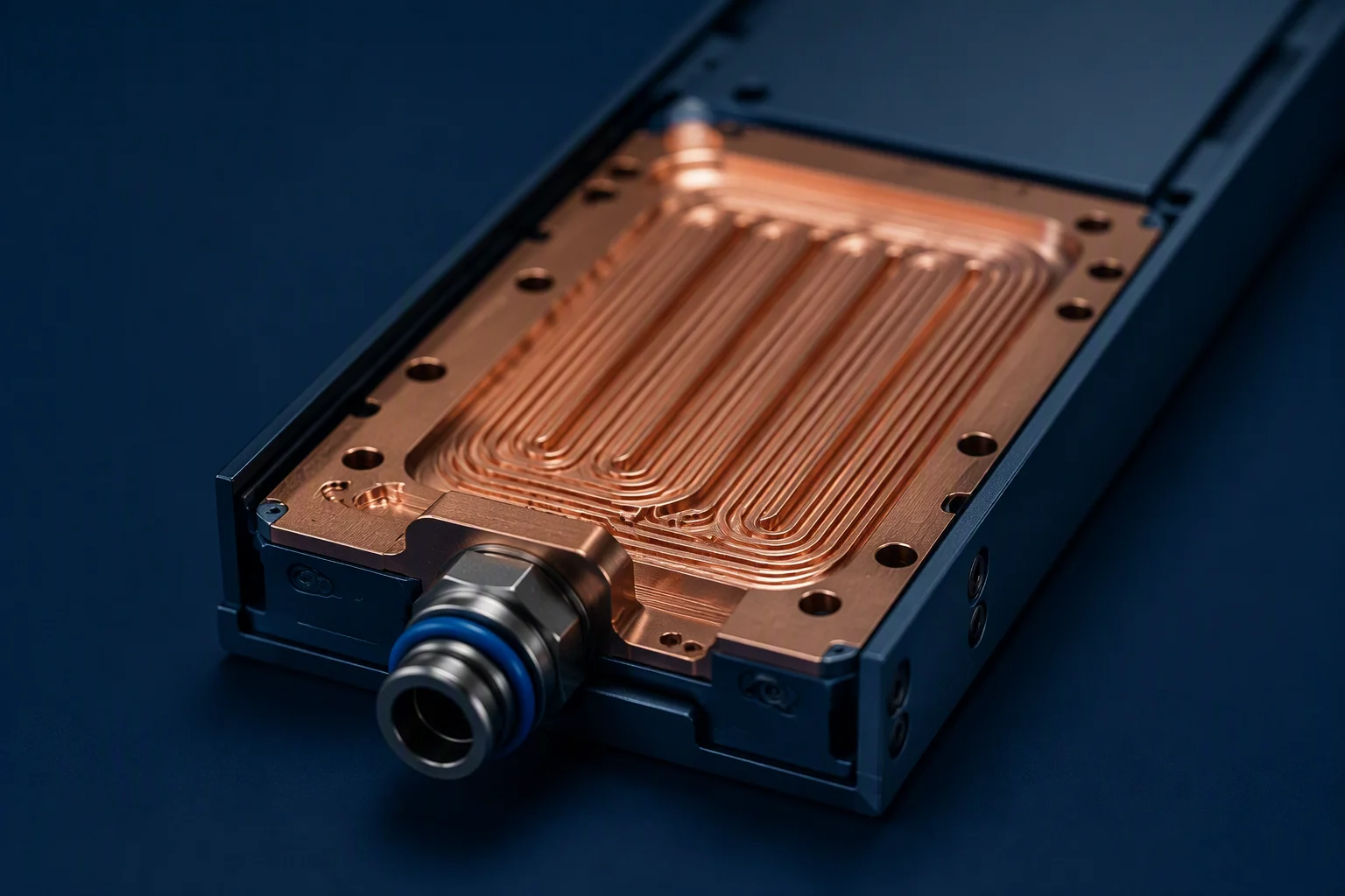 Cold-plate thermal path underneath the VB-E3 cell pack